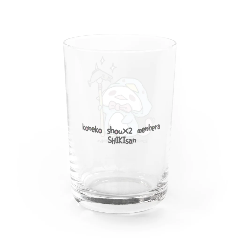 itsuto-こねこしょうしょうめんへらのグラス「とってきぃたあああ/ぺんぎんver」＋たんぶらー Water Glass :left