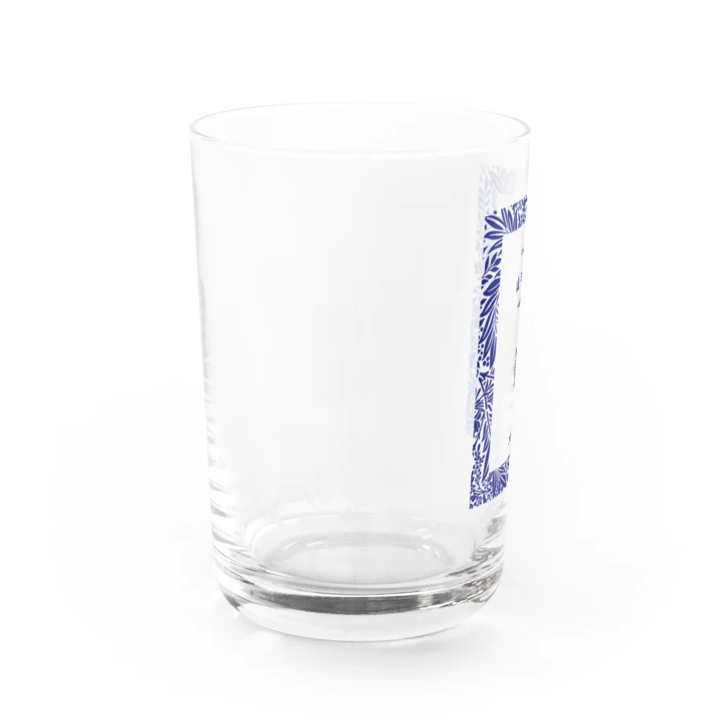 文豪館の山月記（中島敦）文庫表紙風 Water Glass :left