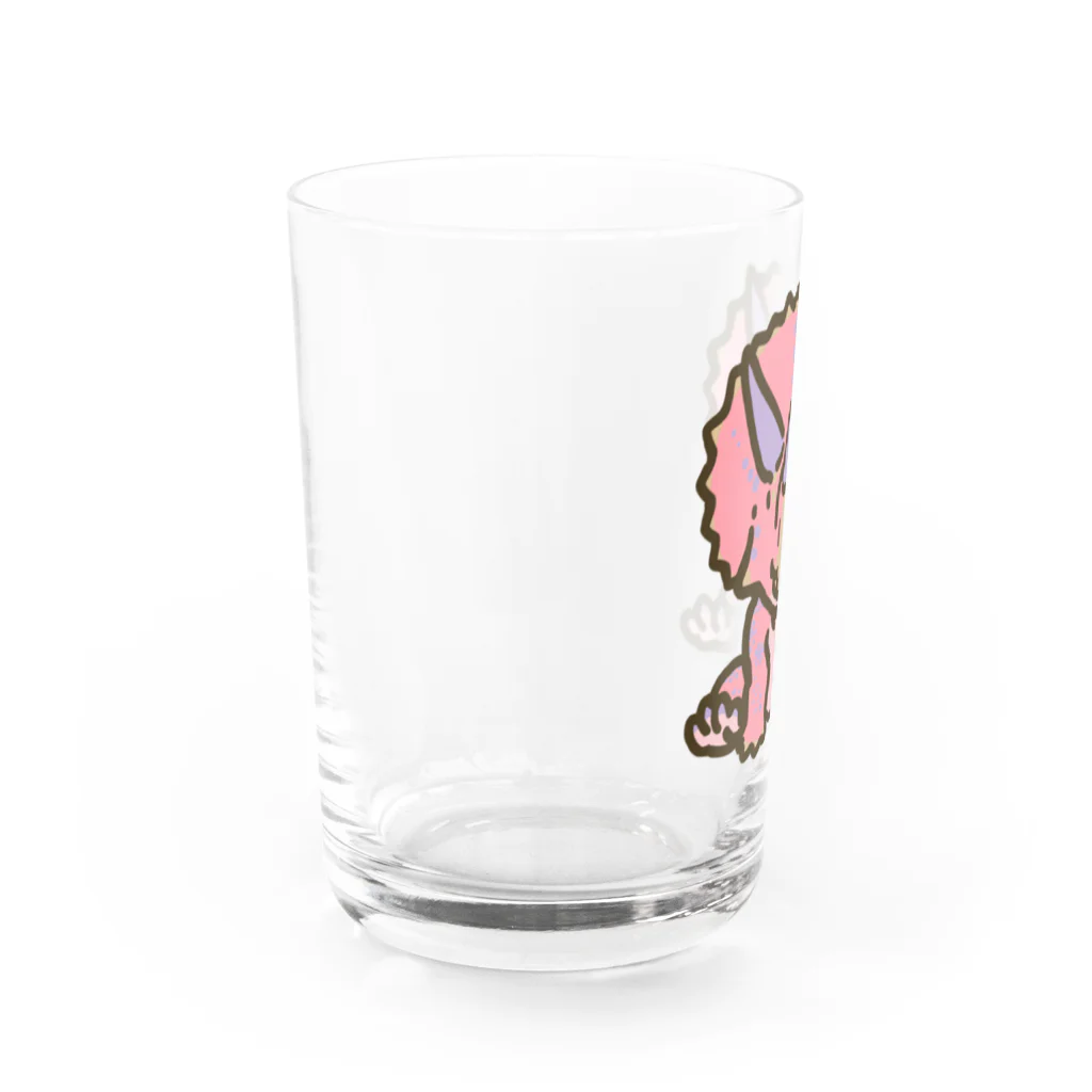 segasworksのホリドゥスちゃん（ゆるトリケラトプス ） Water Glass :left