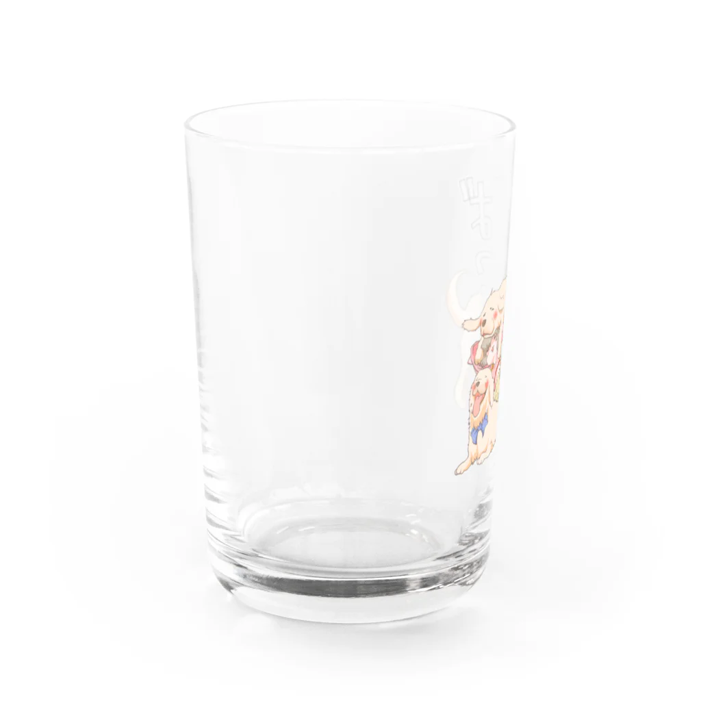創作男子・稲冨のわんわん！わんわわん！ Water Glass :left