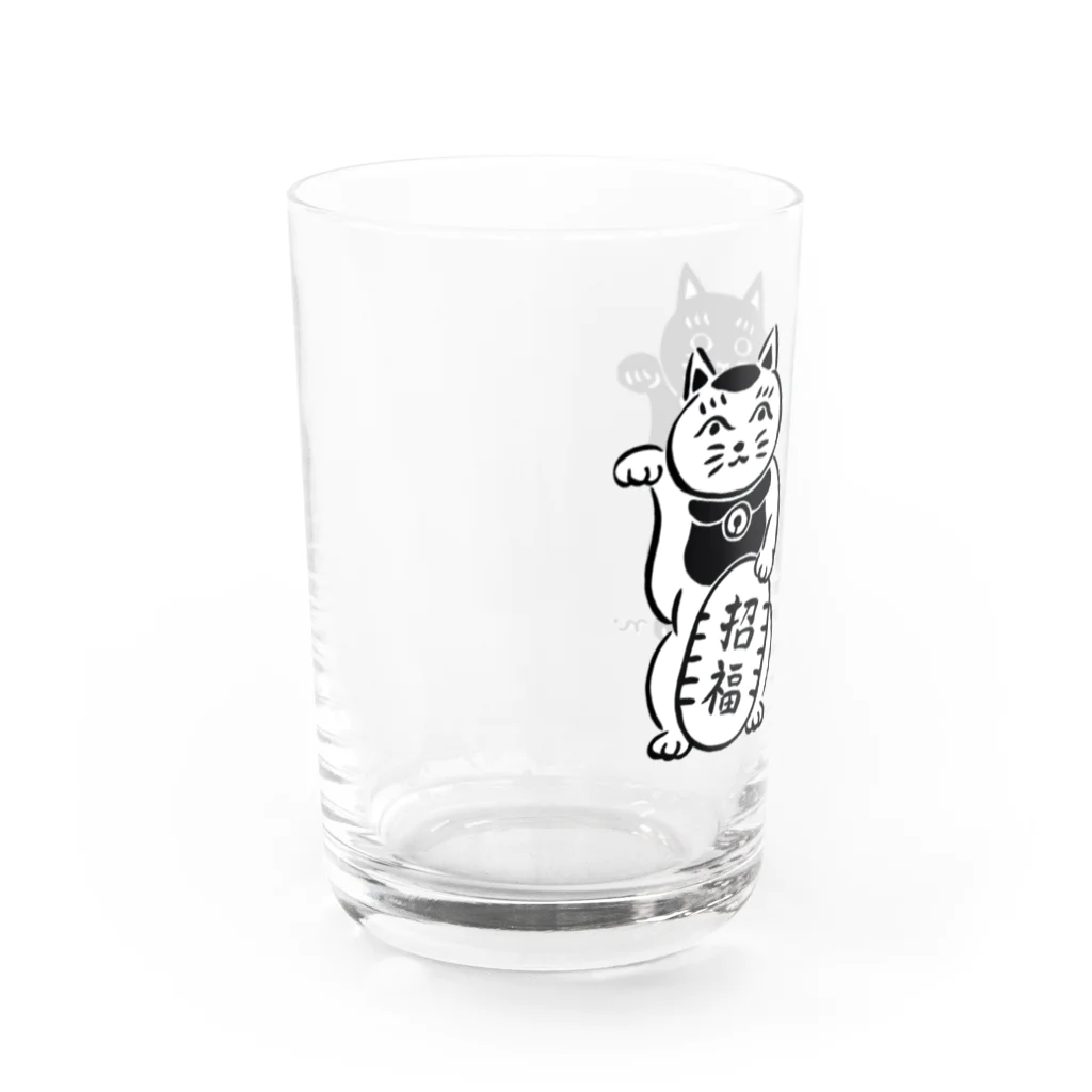 Norinのまねきねこ Water Glass :left