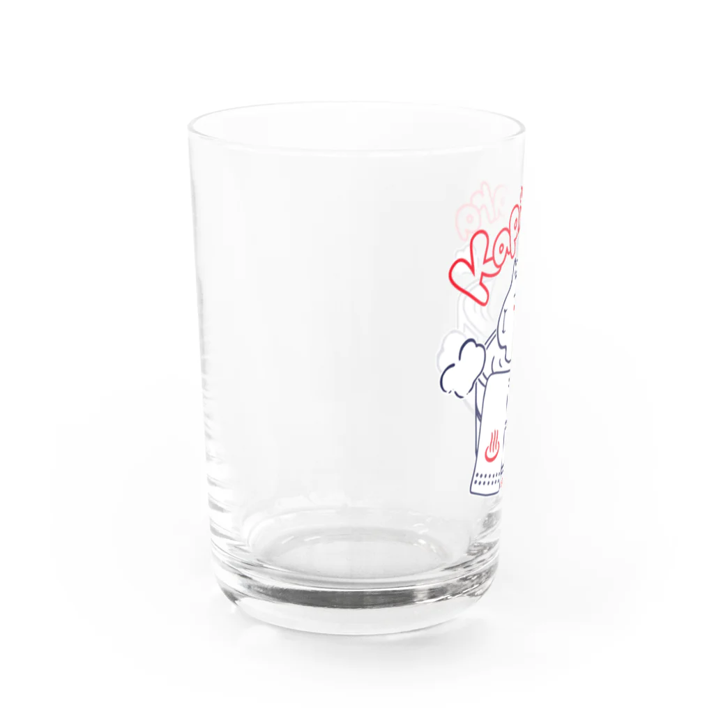 温泉グッズ@ブーさんとキリンの生活のカピバラ Water Glass :left