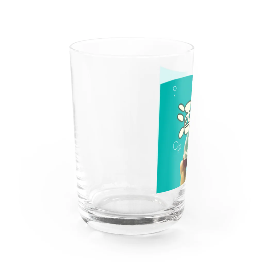 悪者のしゅごい、酒豪 Water Glass :left