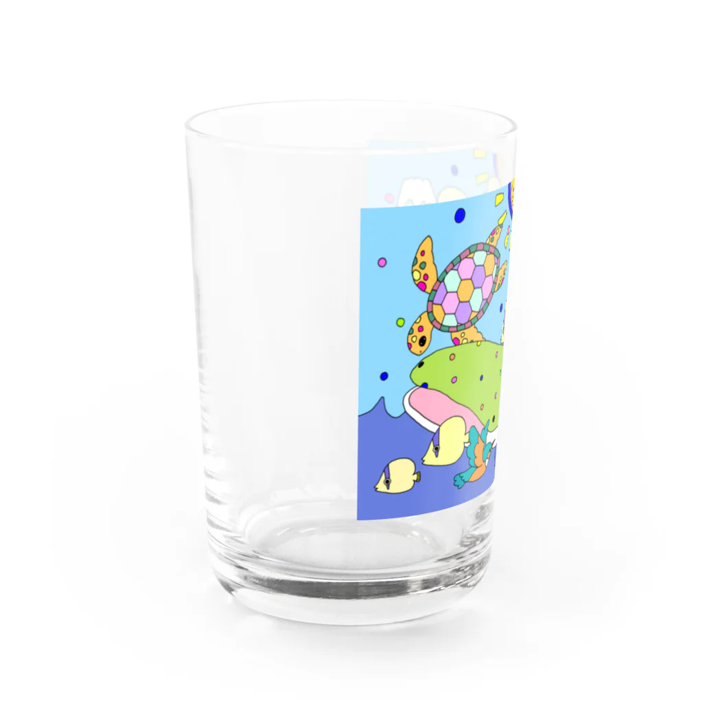 星華 -SEIKAcreate-のジンベイザメの冒険 ver.1 Water Glass :left