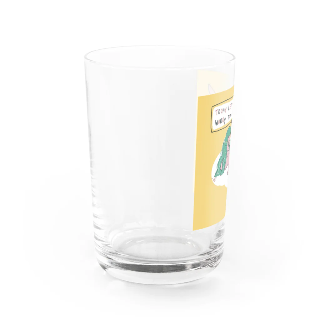 無糖 きな子の風に吹かれる Water Glass :left