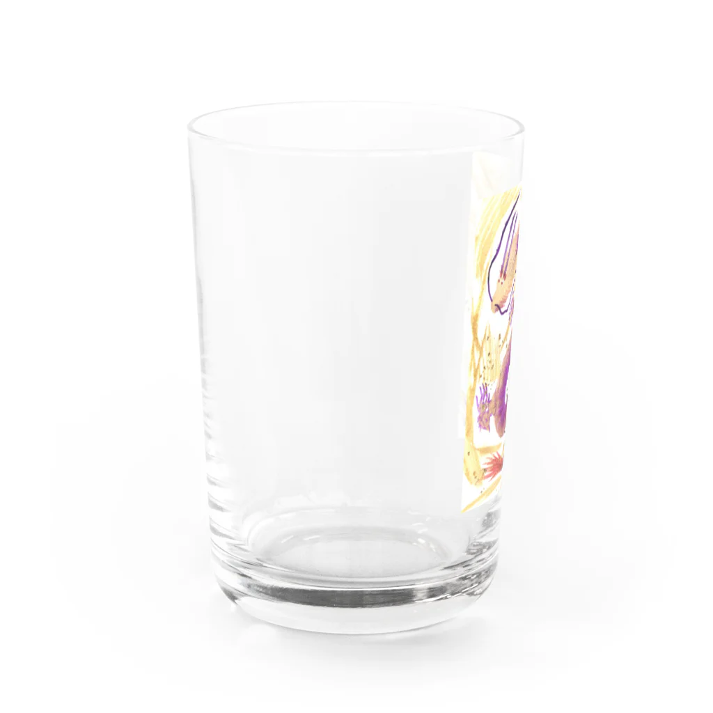 笑龍の紫龍 Water Glass :left