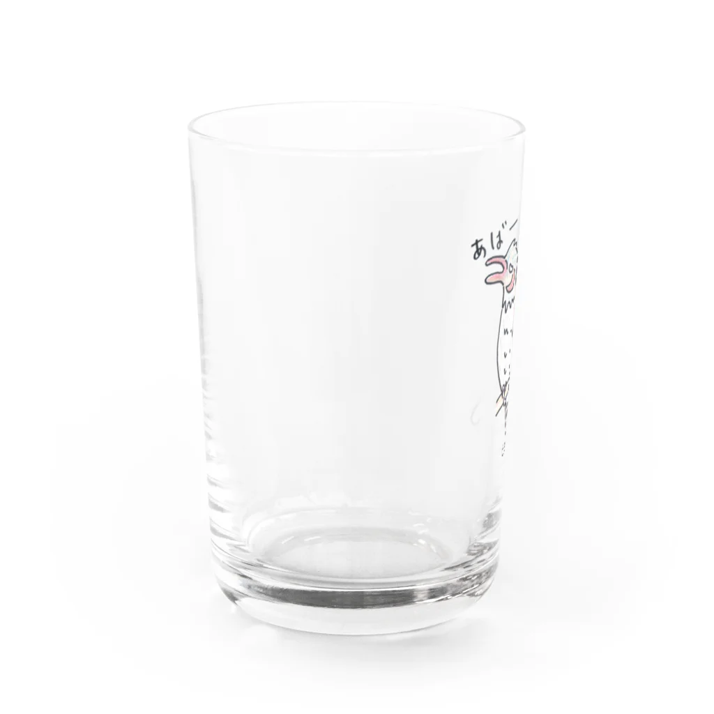 ロケットユカリショップのヒヨドリ Water Glass :left