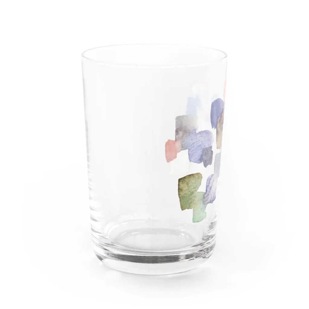 c5watercolorの水彩ペイント・くすみ系ニュアンスカラー Water Glass :left