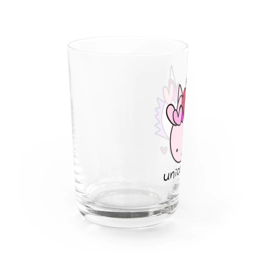 handmade asyouareのお嫁ユニコーン Water Glass :left