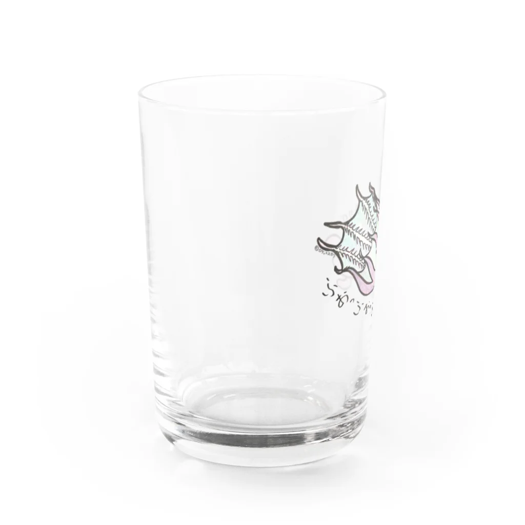 ロケットユカリショップのコウモリダコ Water Glass :left