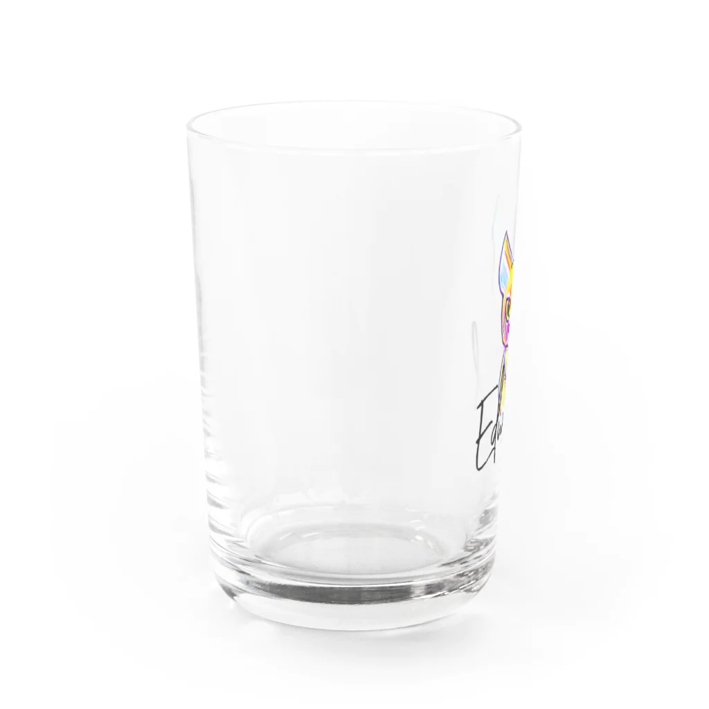 りえど工房のcolorful💖エド生誕シリーズ Water Glass :left