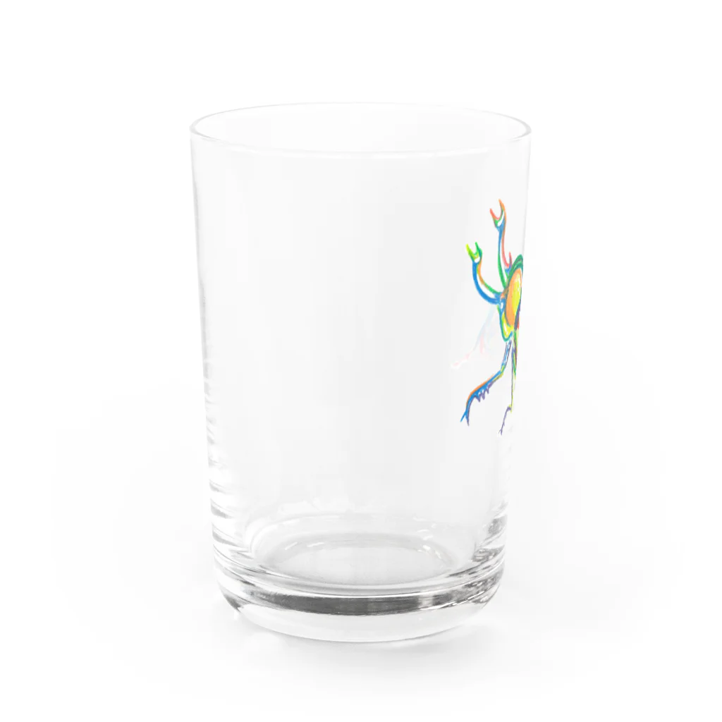 shibaririsのニジイロクワガタ Water Glass :left