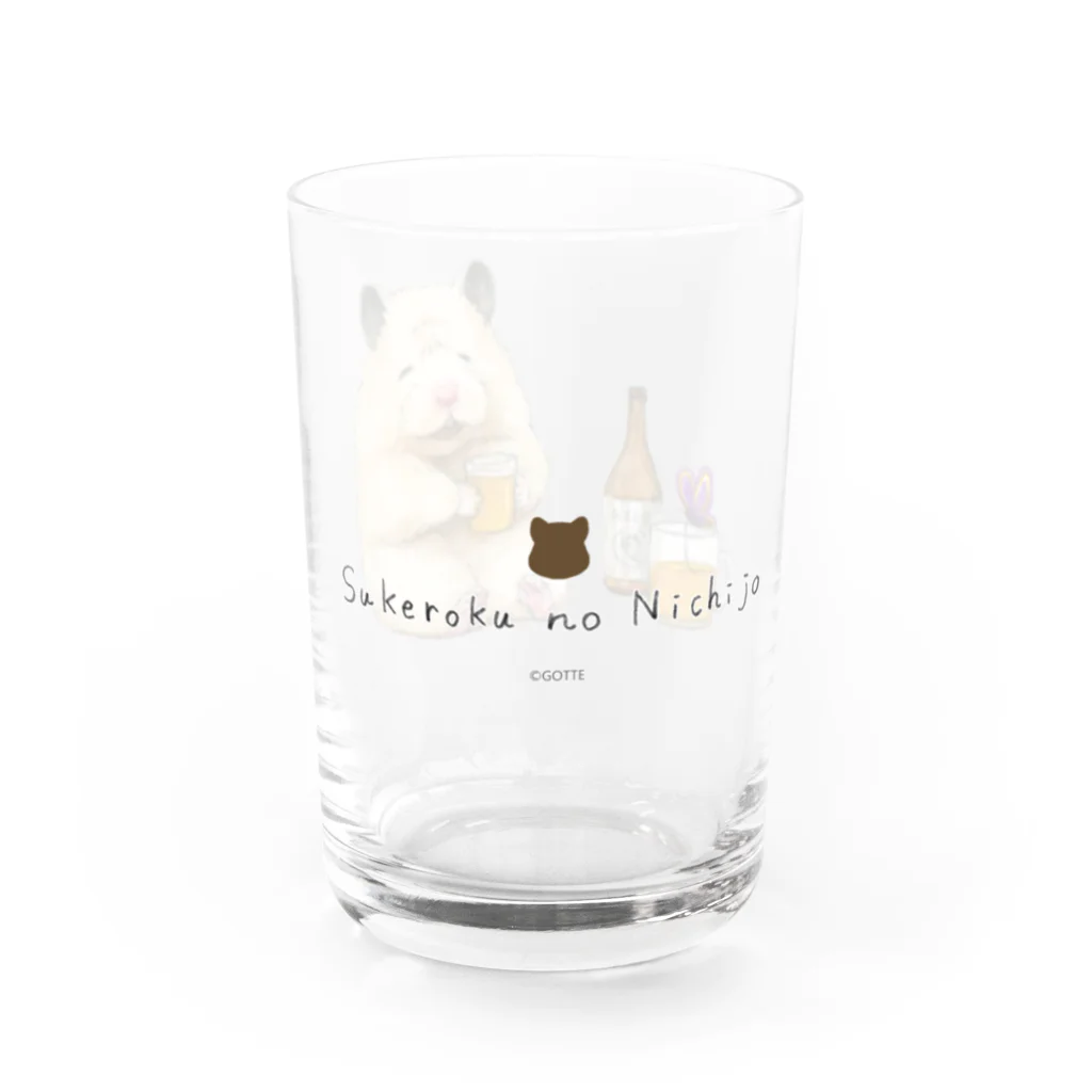 GOTTE🐹STOREの助六の日常（ビール） Water Glass :left