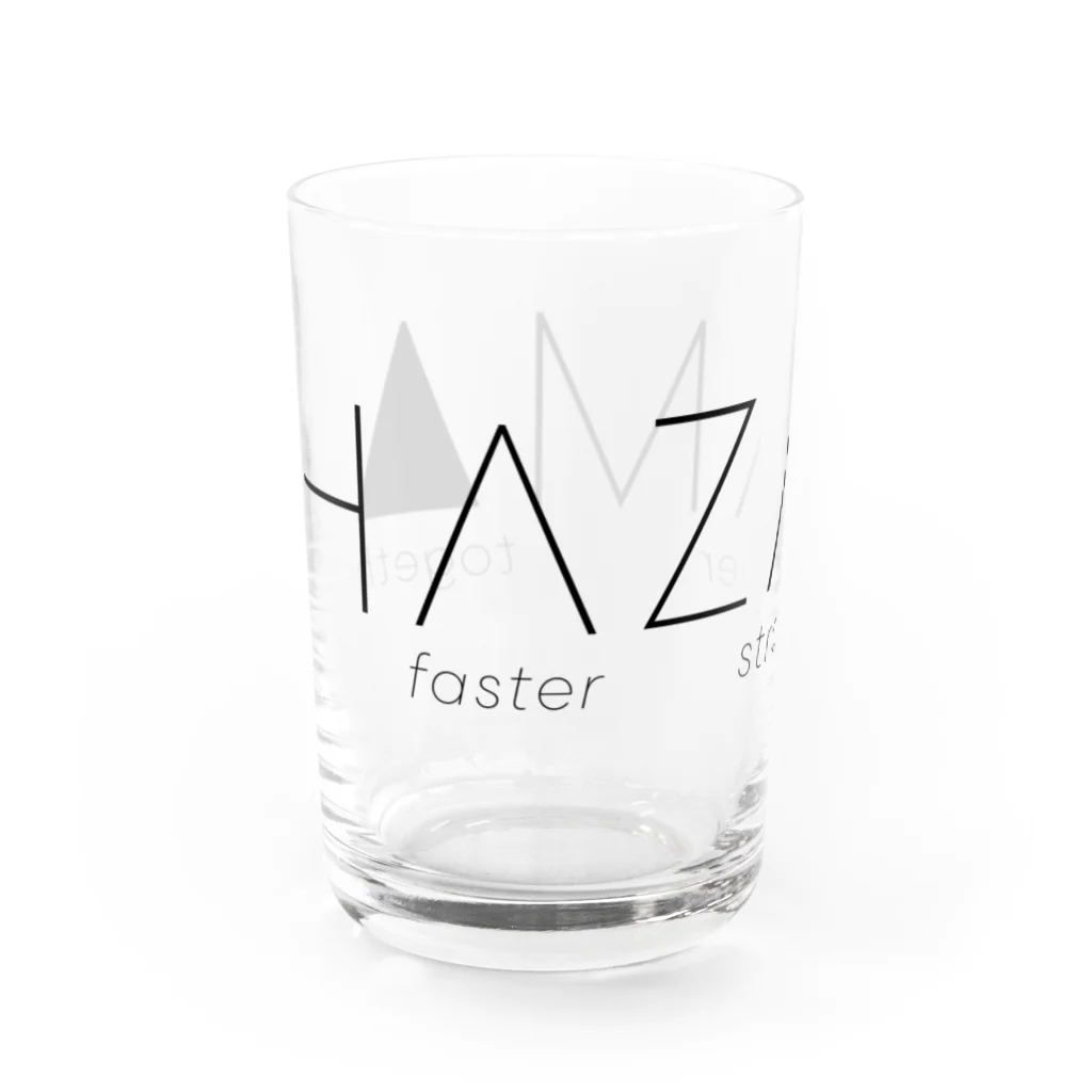 arkstrongの狭間ノ会スリムロゴ Water Glass :left