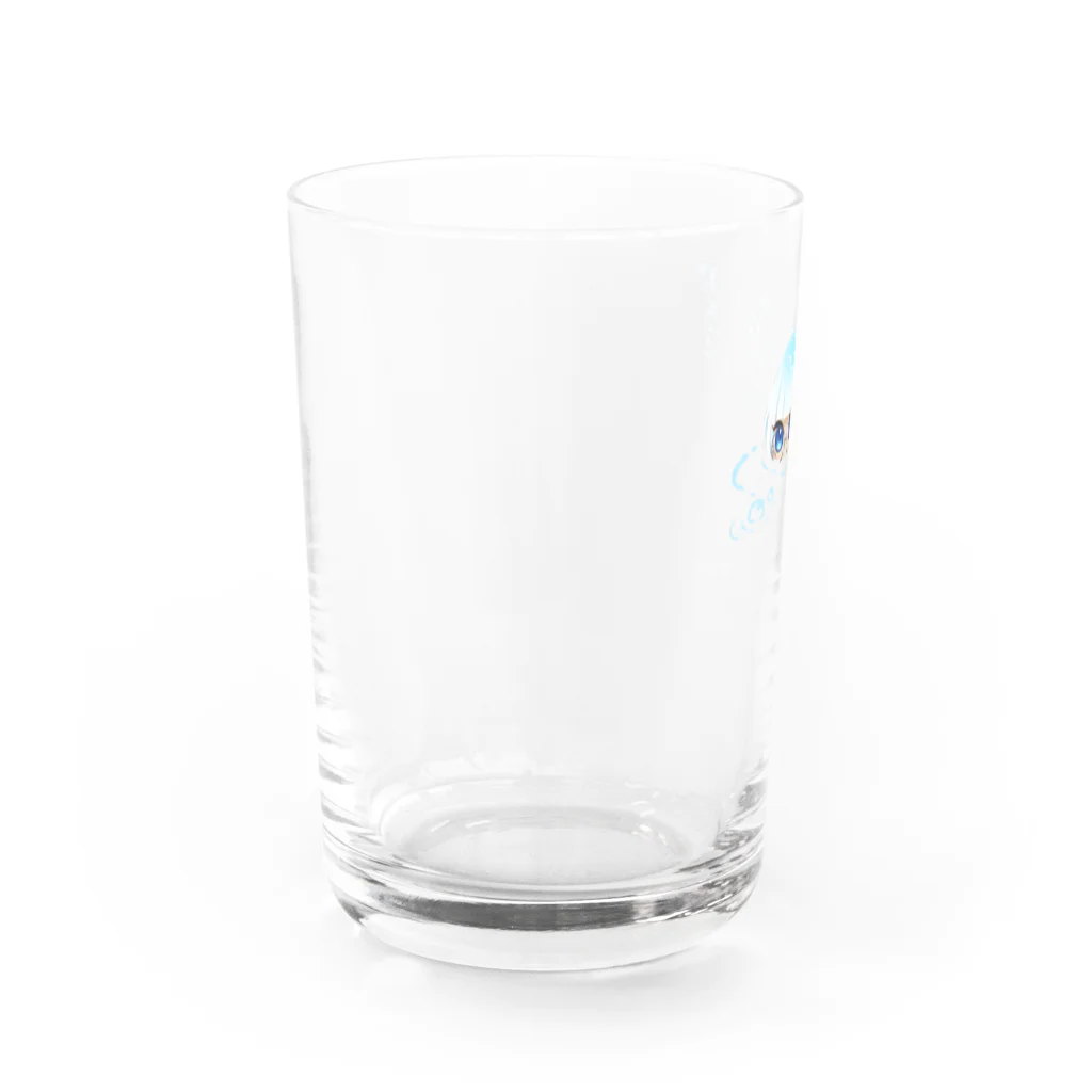 無人駅前専門店の浮かぶくらげ Water Glass :left