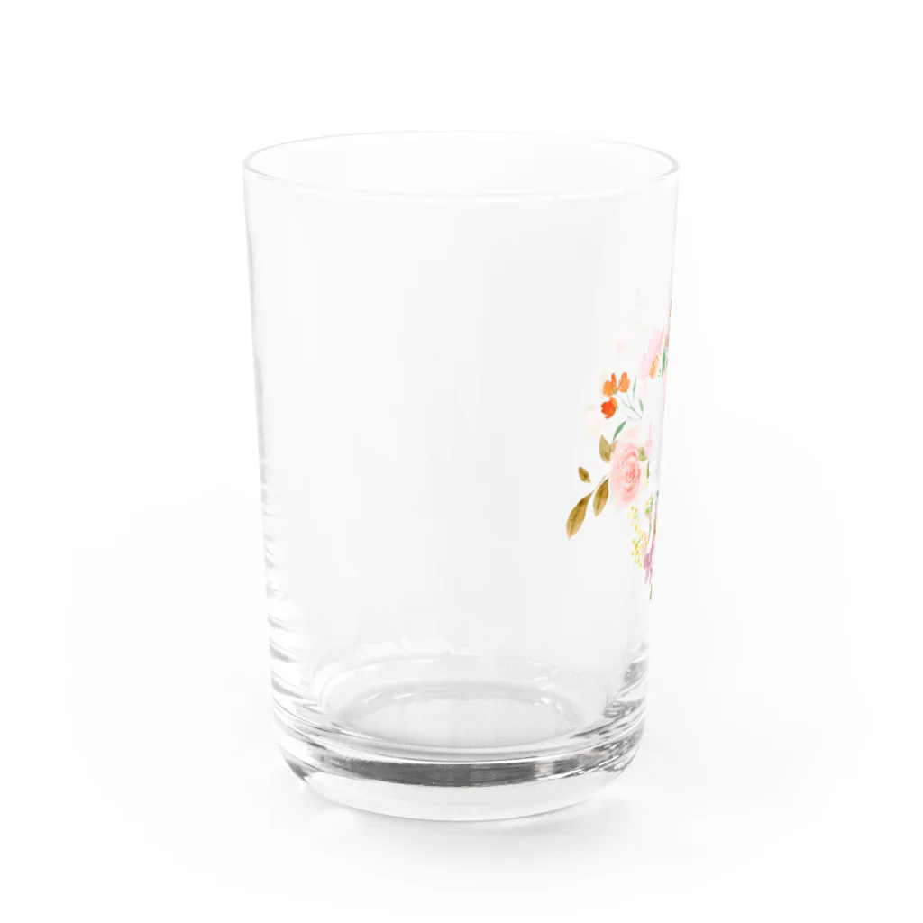 horse-lvの花馬の型抜き柄 Water Glass :left