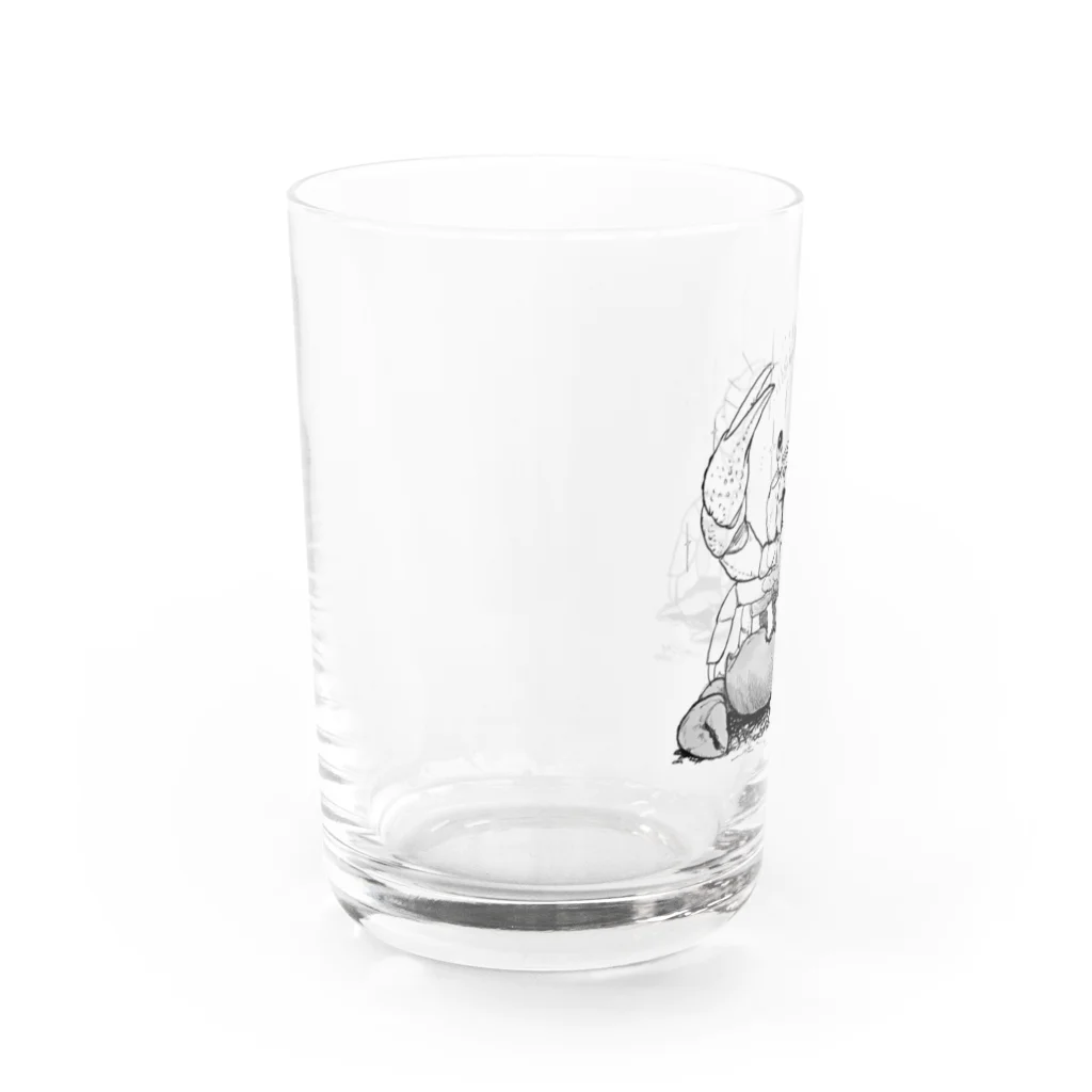 森野進🦀の聖なる儀式 グラス左面