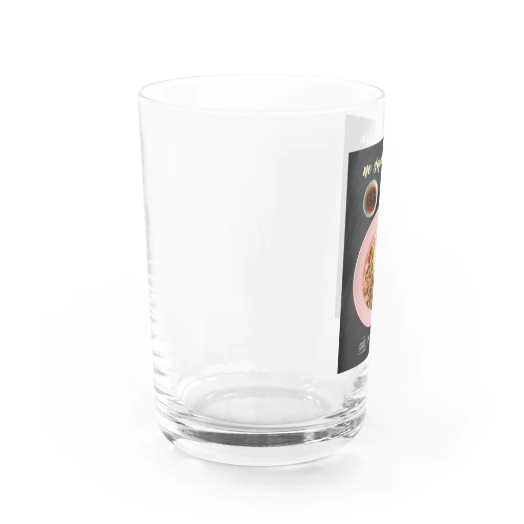 Bangkok_ShowerのNo Gapao,No Life Water Glass :left