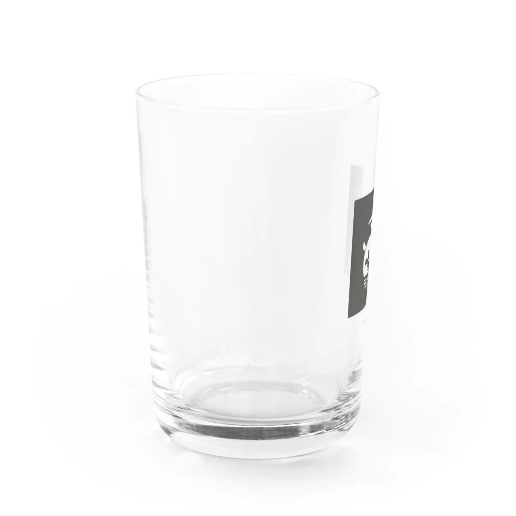 ジルファーム 𓃶のジルファームのしかくいロゴ Water Glass :left