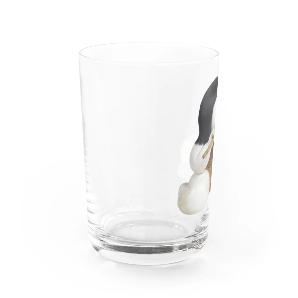 メディア木龍・谷崎潤一郎研究のつぶやきグッズのお店の御所人形 笛吹き童子 Water Glass :left