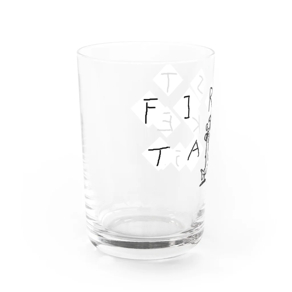 Hiaiのファーストタケ　シラス Water Glass :left