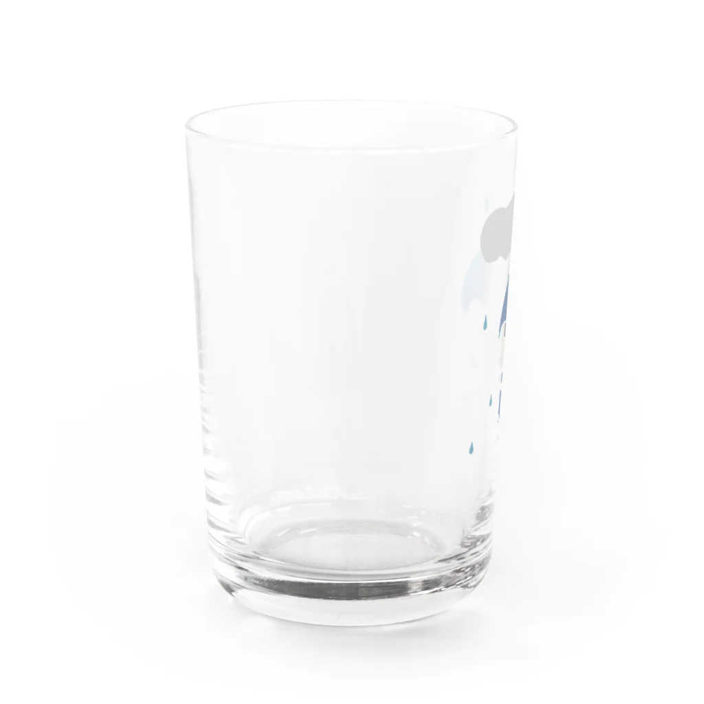 sisiの雨降り Water Glass :left