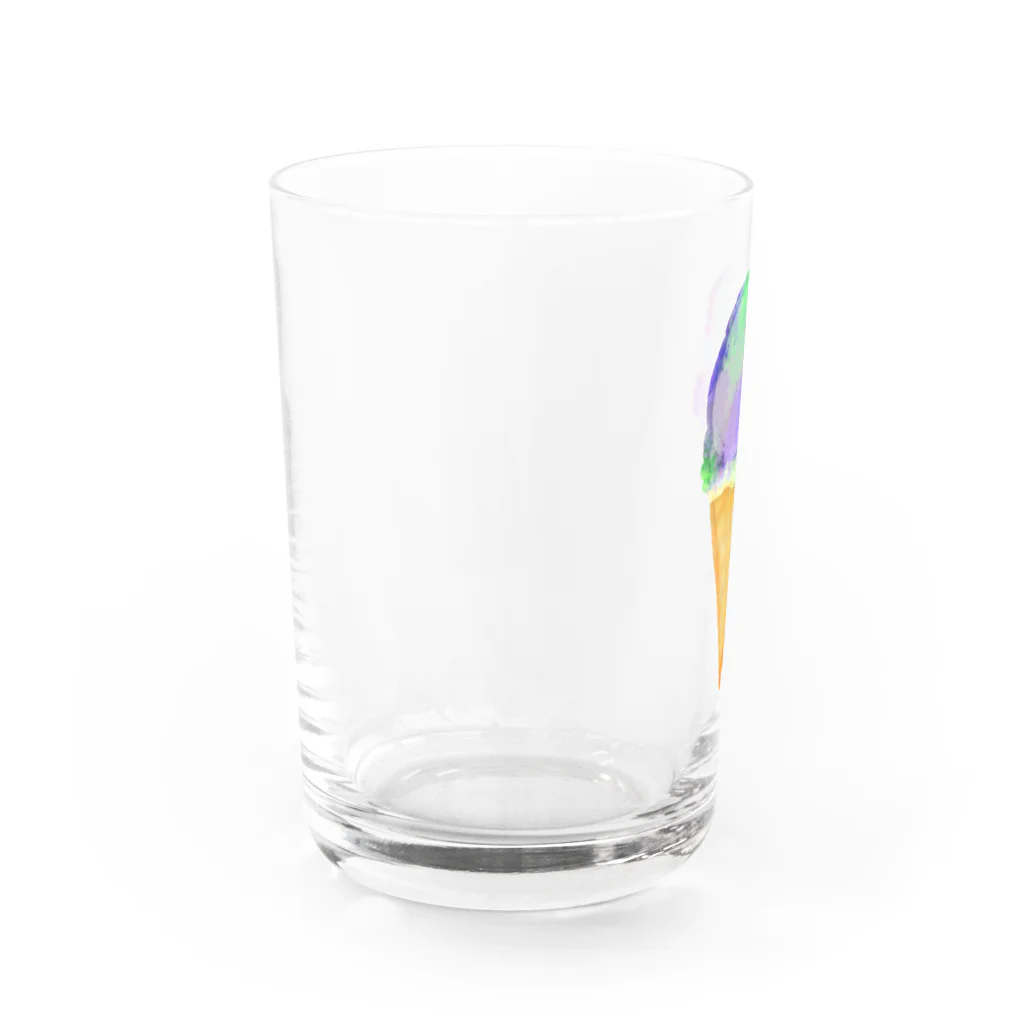 chicodeza by suzuriの夢アイス Water Glass :left