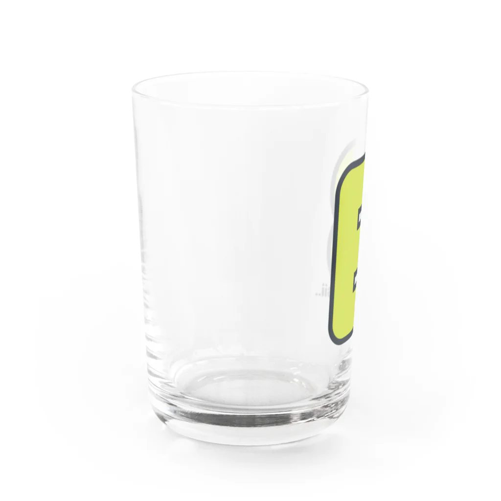 バーバーシーのデカB Water Glass :left