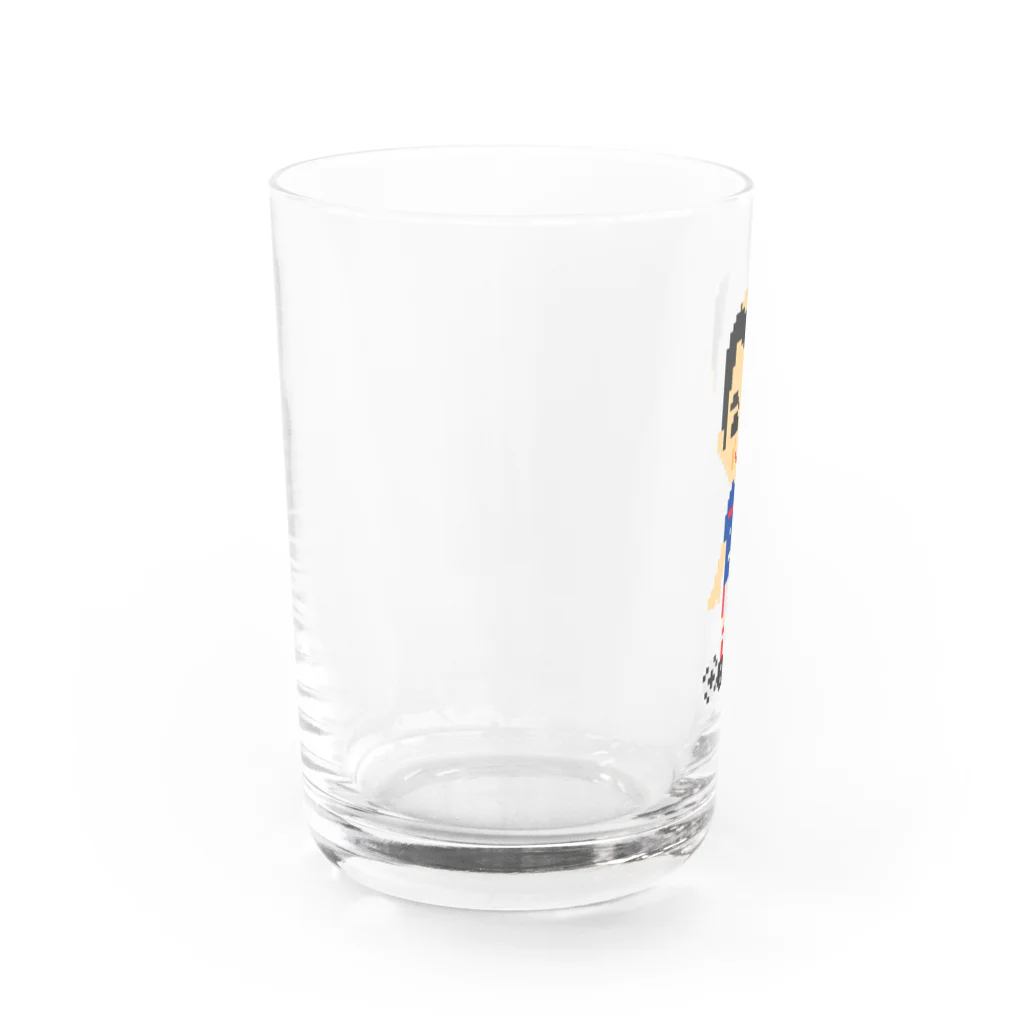 みっちの[ドット絵] サッカー選手 Vol.004 Water Glass :left