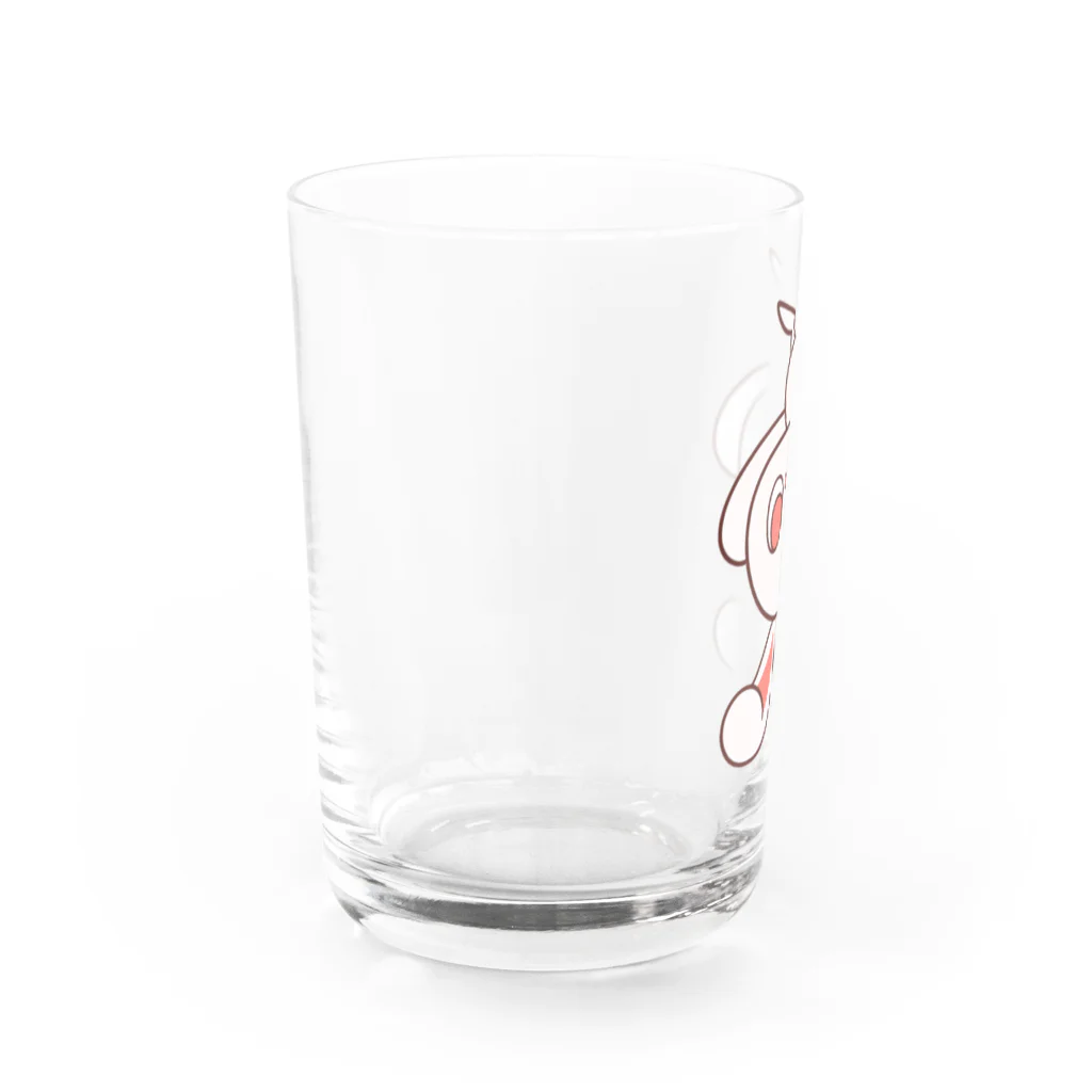 レタ(LETA)のぽっぷらうさぎ(さかだち(文字なし)) Water Glass :left