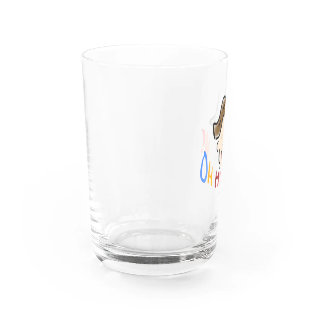 ろば〜とのOH MY GOSH なショートヘアの女の子 Water Glass :left