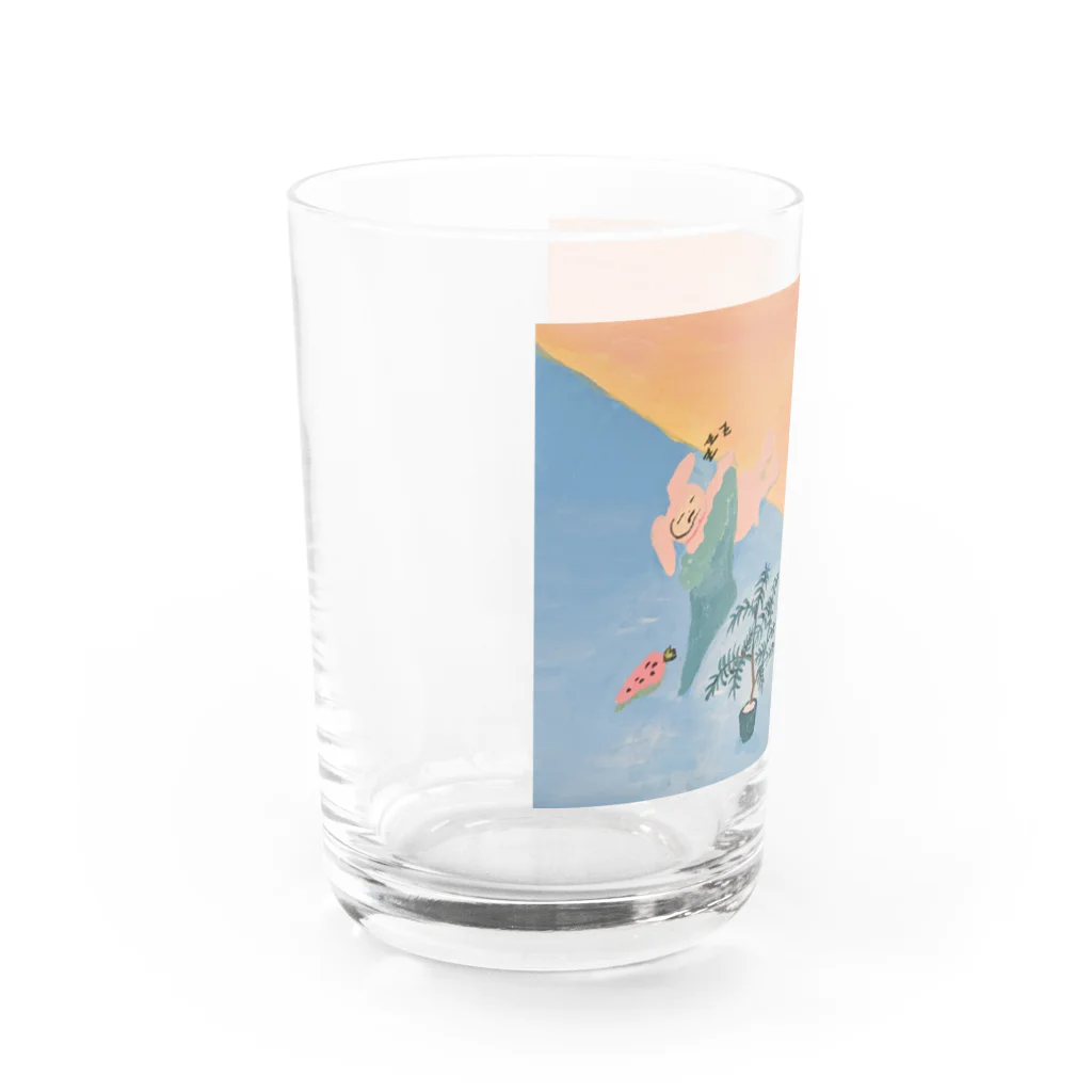 shiwon art worksの起きたね Water Glass :left