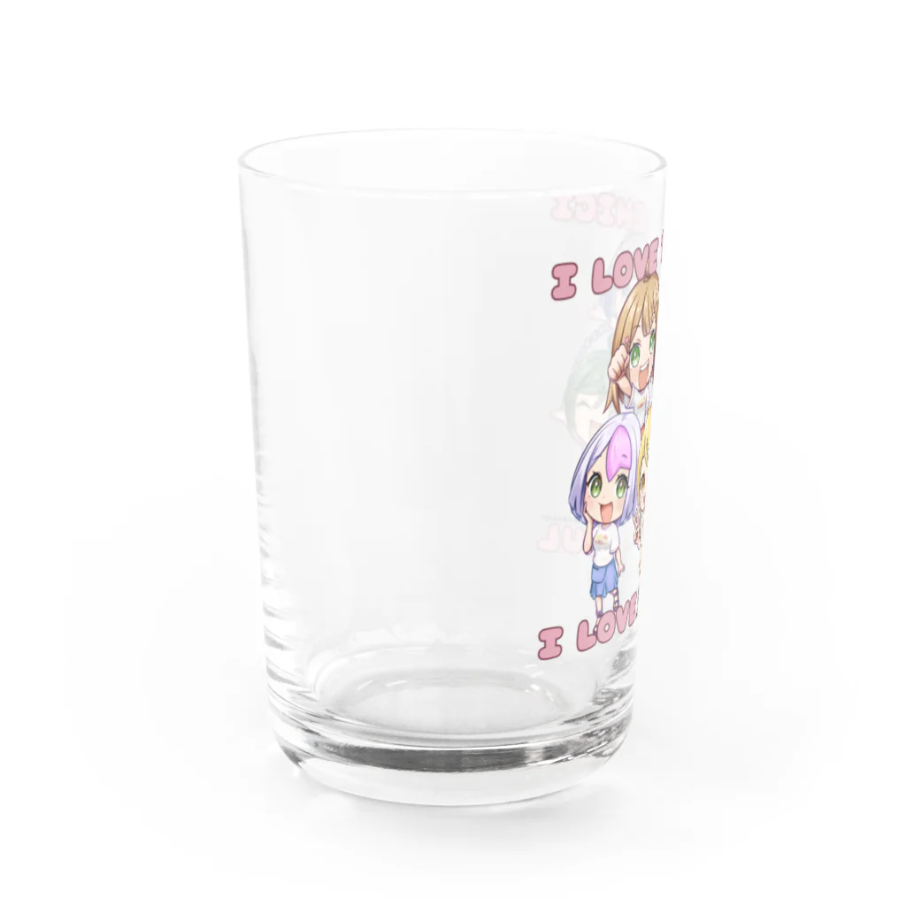 #とちぎけんV25 Official Shopのサブカルは栃木を救うんだよ！シリーズ Water Glass :left