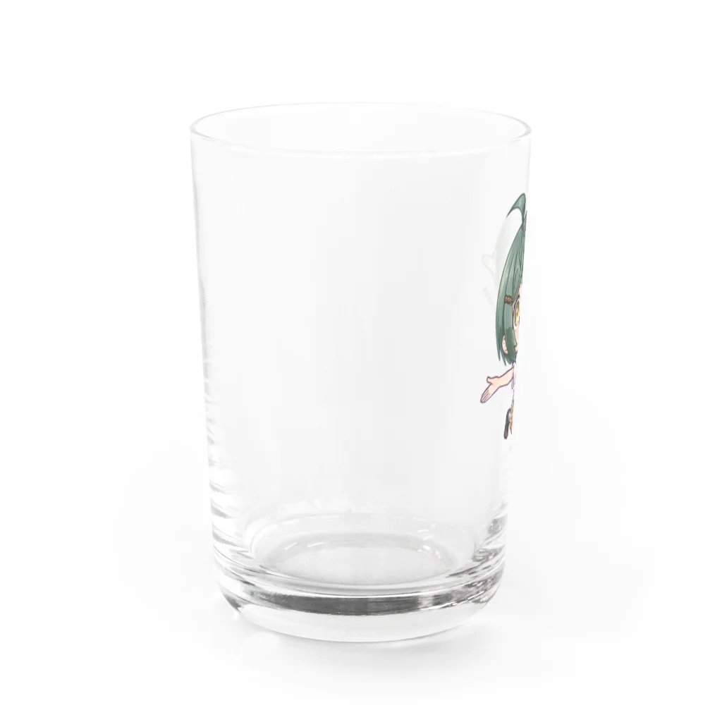 #とちぎけんV25 Official Shopの青竹真中【サブカルは栃木を救うんだよ】 Water Glass :left