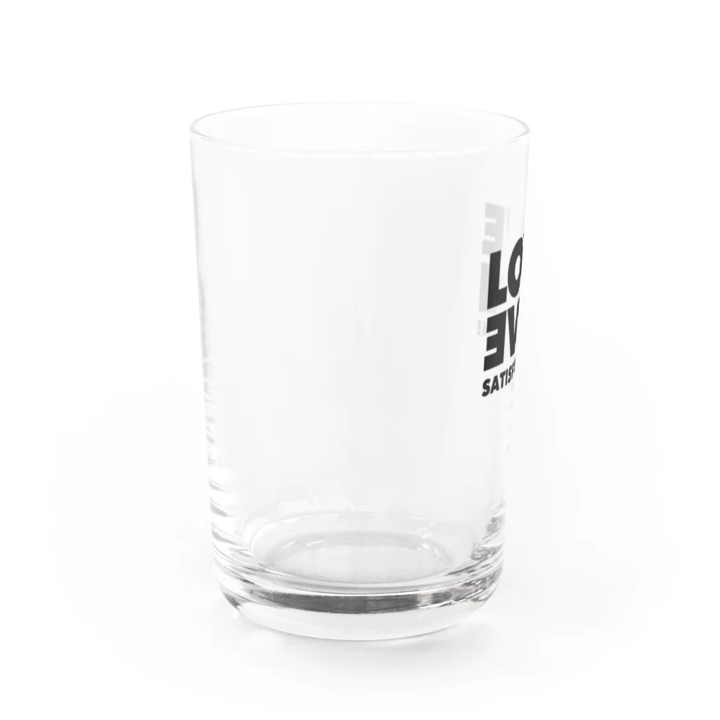 "ラブラブまんぞく"のラブラブまんぞくグラス。 Water Glass :left