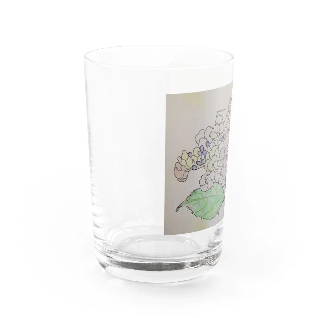 saintのあじさいのグラス Water Glass :left