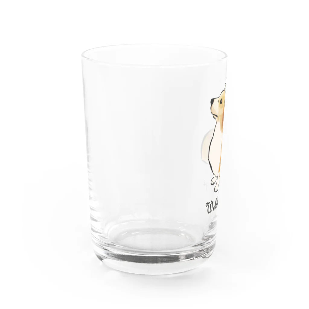 犬グッズの店しえるぶるーのコーギー　～犬種シリーズ～ Water Glass :left