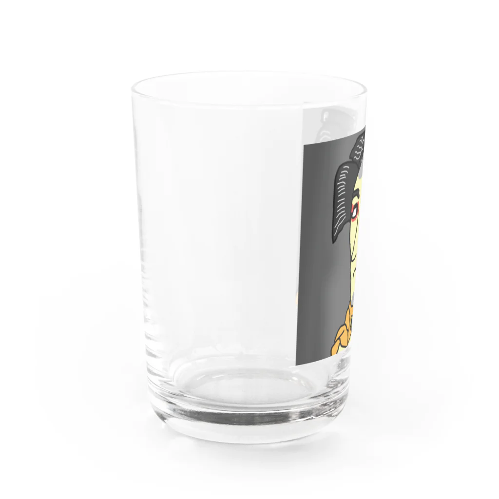 じゃぱにぃずぴぃぽぅの市川男女蔵の奴一平 Water Glass :left