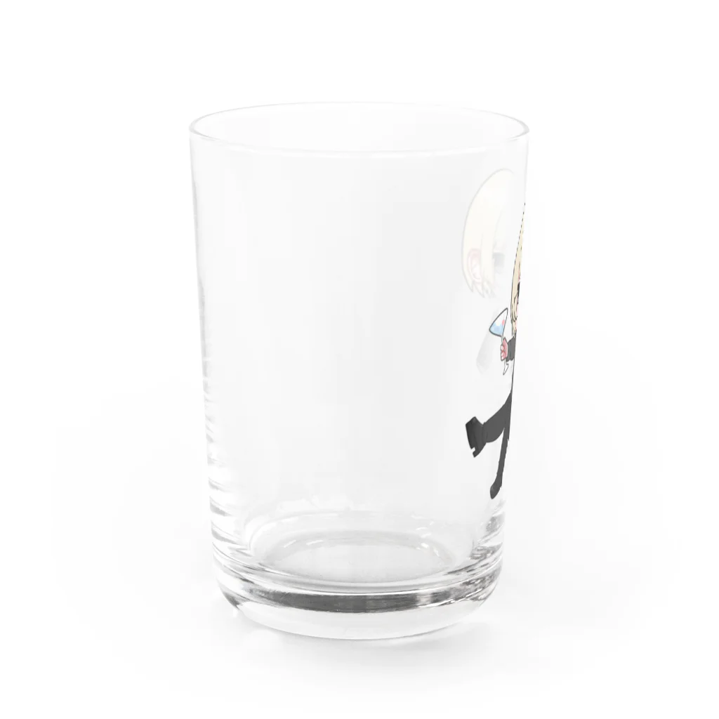 くうと@バッドシャークのばばちゃん Water Glass :left