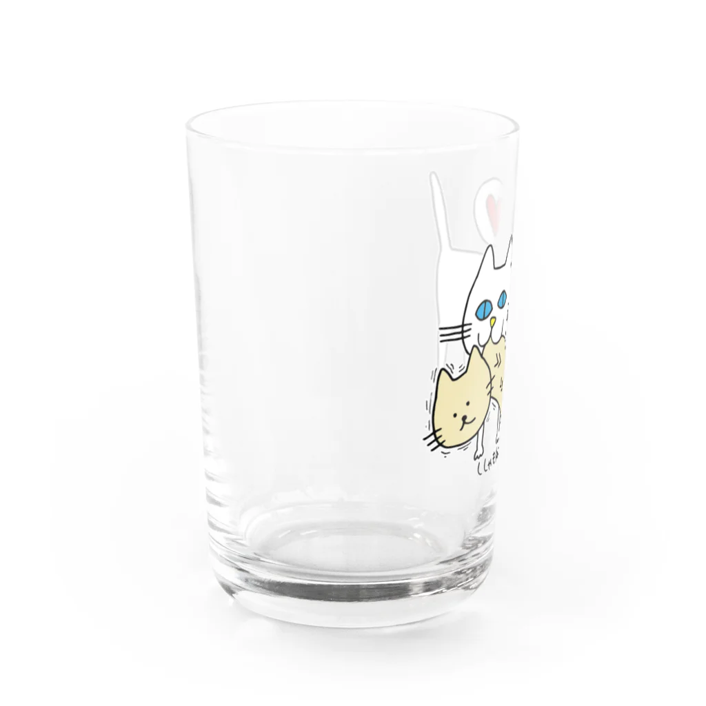 ししゃもねこ社のガクブルししゃもねこ Water Glass :left