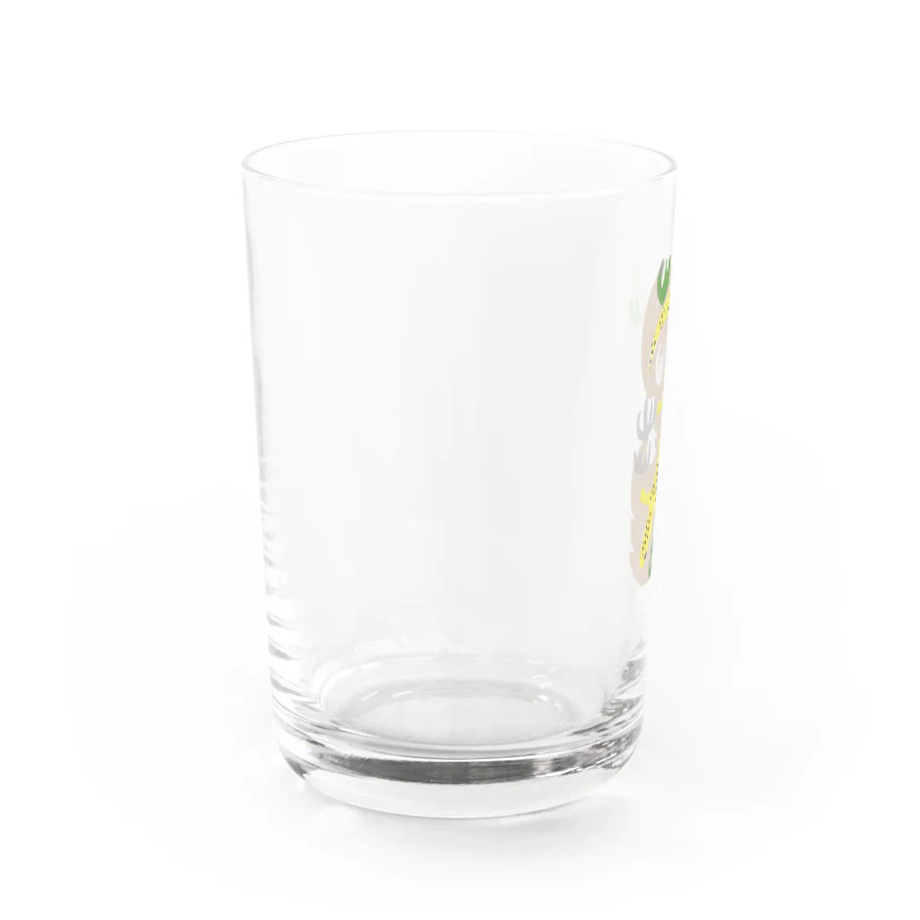 magasin de chaosのヒョウモントカゲモドキくんと草 Water Glass :left