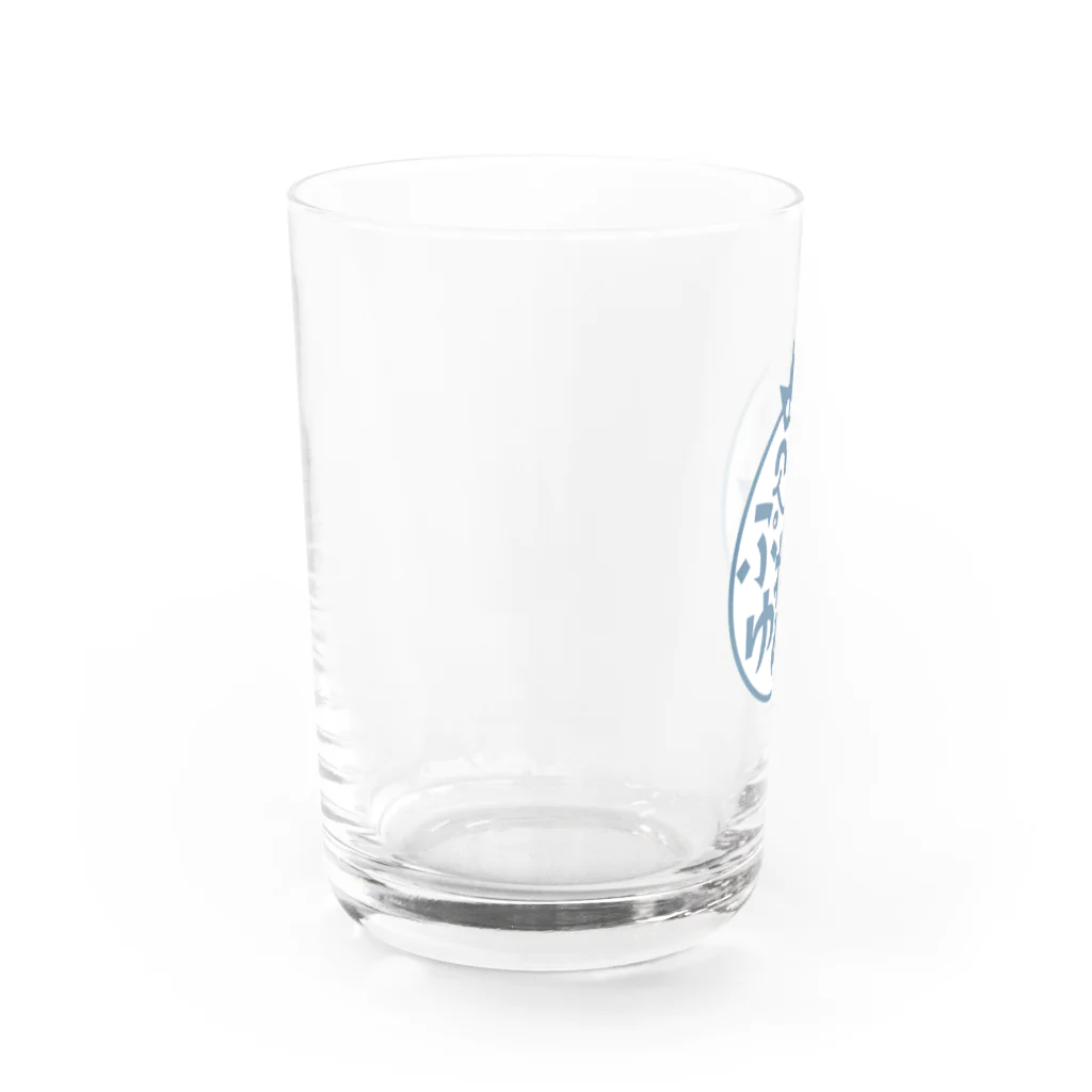 KAYO,s SHOPのぷゆまる（ブルー） Water Glass :left