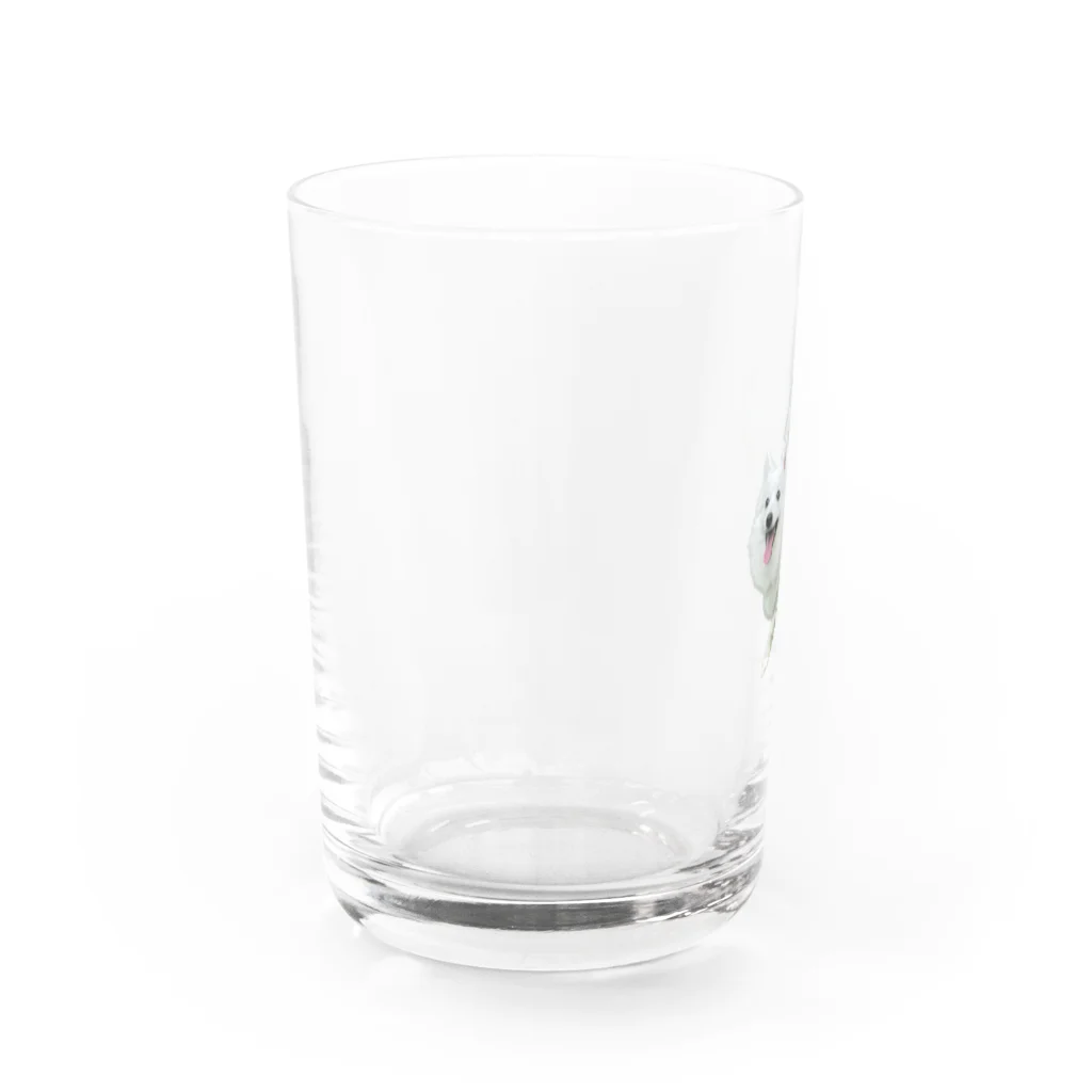 marospitzのしろいぬ Water Glass :left
