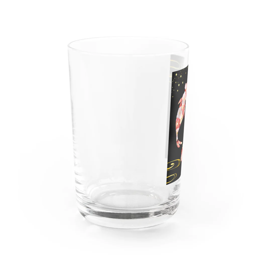 misumisuの和柄・鯉 Water Glass :left