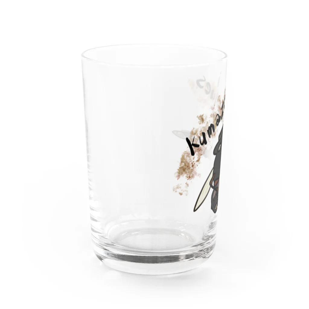 AtelierCharoiのクマゼミブルース Water Glass :left