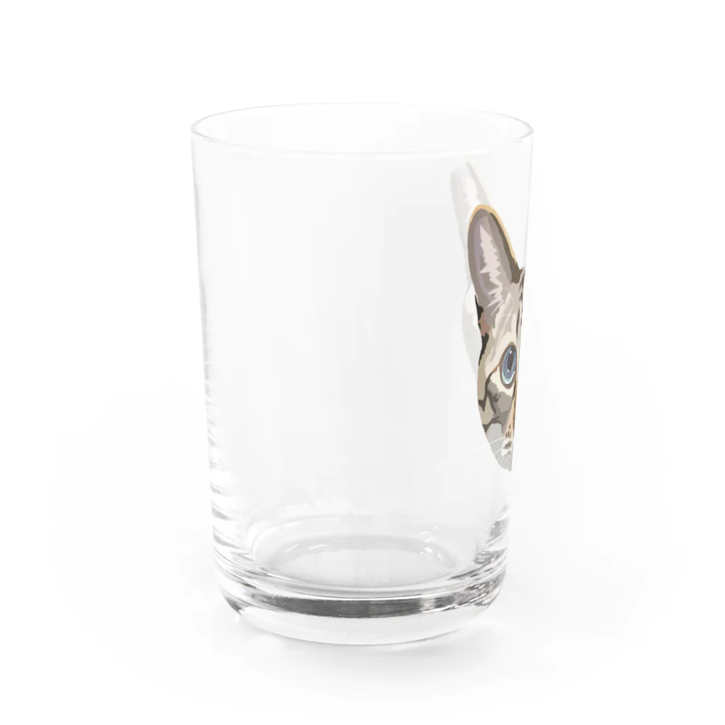 井上アフターバーナーのカイくん Water Glass :left