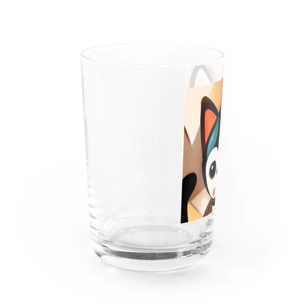 T2 Mysterious Painter's ShopのMysterious Cat Water Glass :left