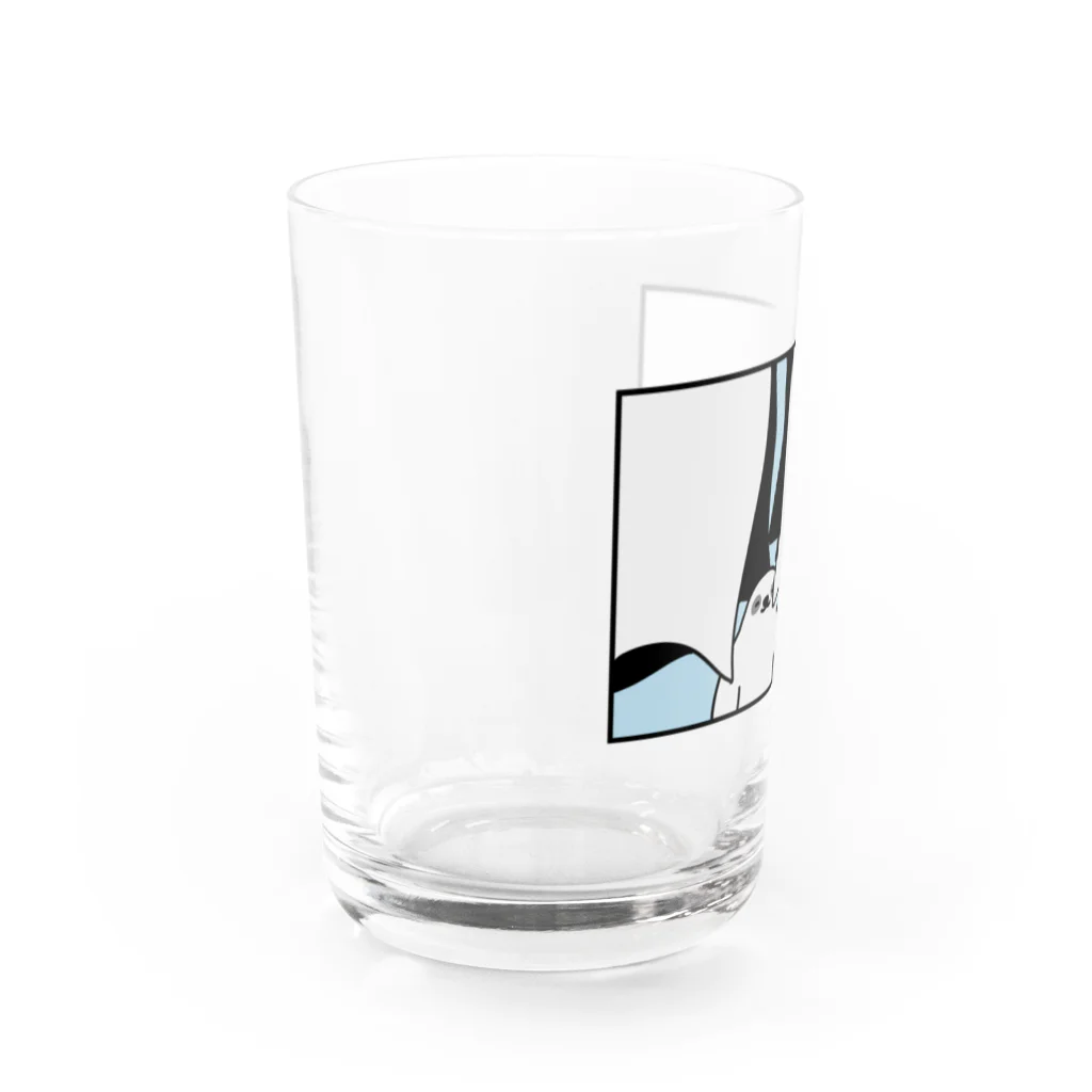 オユワク商店の洗濯物とナマケモノ Water Glass :left