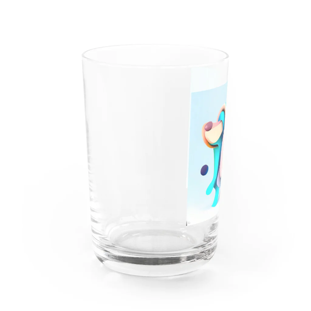 sweetsmailstudioの創造模型　わんちゃん Water Glass :left