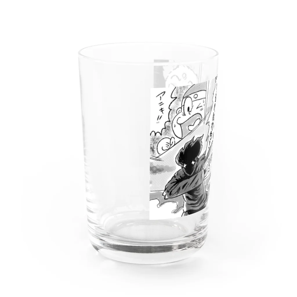イエネコの秘技　椎茸の駒打ち Water Glass :left